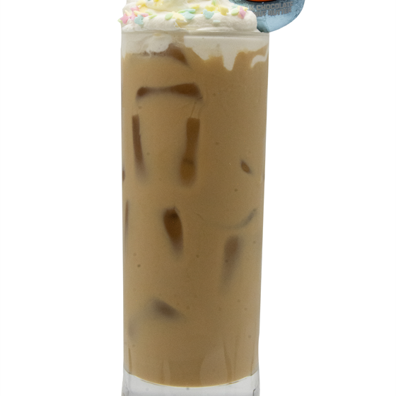 Easter Egg iced latte